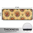 thumbnail image 5 of Kitchen Rugs Sets Of 2,Yellow Highland Cow Flower Pattern Anti Fatigue Kitchen Mat Rugs Non Slip Washable,Decorative Kitchen Floor Mats for Kitchen,Sink,Laundry,17"x47"+17"x47", 5 of 5