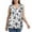 Floral White, variant on Valcatch Womens Plus Size Tops Summer Sleeveless V Neck Casual Loose Tunic Blouses Office Work Shirts