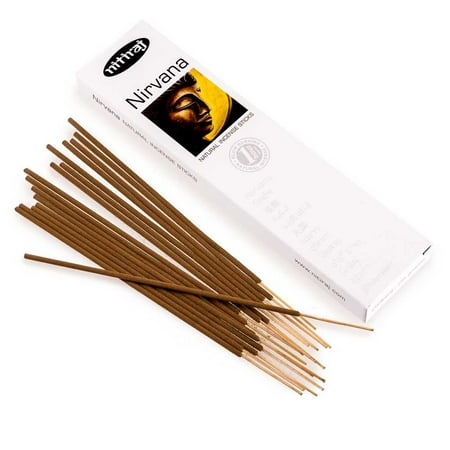 Nitiraj Platinum Natural Incense Sticks Slow Burning 1hr. (Best Incense For Deep Meditation)