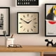 thumbnail image 3 of Reloj de pared JONES CLOCKS® Retro cuadrado 25 cm negro, 3 of 8