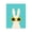 Rabbit Star Sunglasses, variant on Stupell Industries Rabbit & Bowtie on Turquoise Animals Painting Wrapped Canvas Art Print Wall Art, 16 x 20