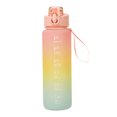 thumbnail image 2 of Botella de bebida de 1000 ml Botella de agua fría con gradiente helado para exteriores (rosa) Ndcxsfigh Para Estrenar, 2 of 9