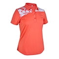 Salmon Pink/White