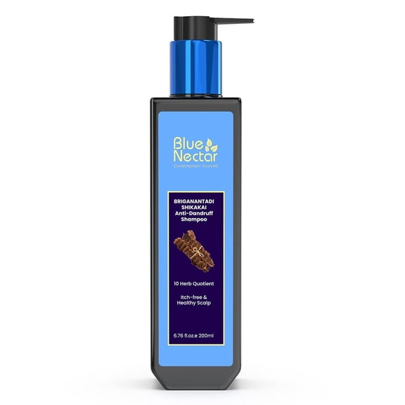 Blue Nectar Briganantadi Shikakai Anti-Dandruff Shampoo - 200 ml