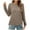 Coffee, variant on Christmas Gift Ofreoo Women's Fashion Loose Solid Colors Sweater Long Sleeve Round Neck Sweater Top Business Casual Outfits for Women