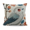 thumbnail image 2 of Bird Print Decorative Pillow Cover, Farmhouse Floral Cushion Cover for Home, 2 of 6