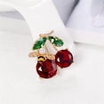 thumbnail image 4 of Jewelry On Clearance Crystal Che-Rry Brooch Generous Versatile Clothing Party Dinner Party Dance Performance Color, 4 of 8