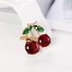 thumbnail image 3 of Ganfancp Cristal Che-Rry Broche Generoso Versátil Ropa Fiesta Cena Fiesta Baile Actuación Ofertas de La Semana Broche X1, 3 of 7