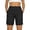 r-1631Black398, variant on Women Breathable Casual Shorts With Pockets Summer Comfort Three Quarter Length Boho Solid Color Daily Ladies Workout Stretchy Bottoms
