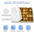 thumbnail image 5 of Skin Sticker for PS5 Slim Standard Disc Digital Edition Console and Controllers Decals for Playstation 5 (Golden Metallic,PS5 Disc Edition), 5 of 5