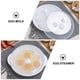 thumbnail image 3 of WORGEOUS 1 pieza de utensilios para hornear de cocina, horno microondas, vaporizador de huevos, molde para huevos en forma de corazón (blanco), 3 of 7