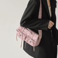 thumbnail image 2 of JennyShop  Single Shoulder Crossbody Bag, Hot Sale Mini Ballet Style Bow Pleated Underarm Bag, Cute Niche and Simple Bag, 2 of 7