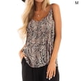 thumbnail image 2 of Qarigey Chaleco de mujer Camiseta sin mangas con estampado sexy Camiseta sin mangas con cuello en V, Gris, M Prendas para la parte del cuerpo Caqui METRO, 2 of 5