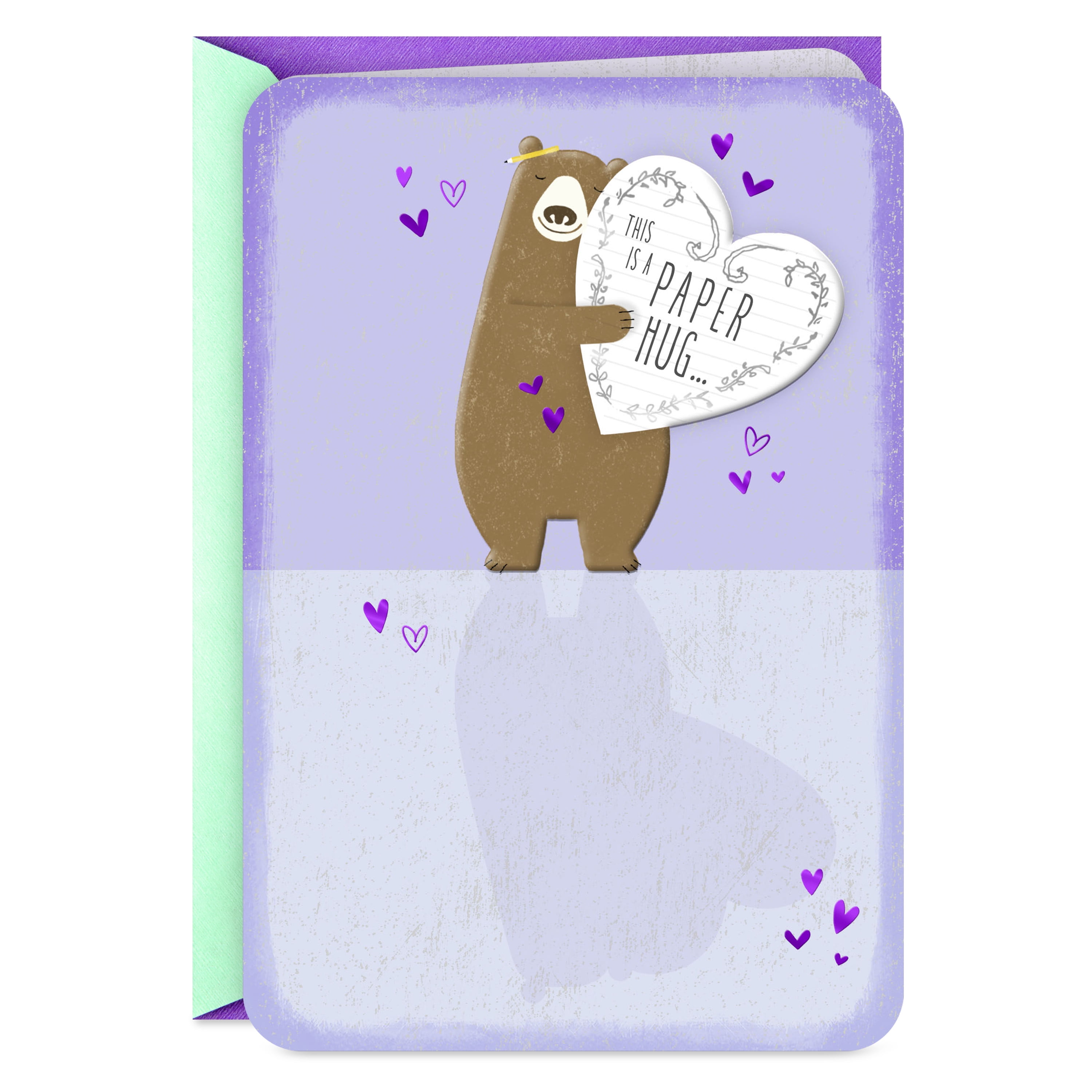 Write your own Hug Notelets Flat 8 x Thank You Cards With Envelopes