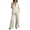 Beige, variant on Women’s Business 2 Piece Suit Set Contrast Piping Trim Long Sleeve Lapel Blazer and High Waist Loose Wide Leg Trousers for Work and Daily Wear S-3XL Sky Blue
