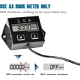 thumbnail image 4 of Digital Hour Meter Tachometer, Maintenance Reminder, User Shutdown, Use for ZTR Lawn Mower Tractor Generator Marine, 4 of 5