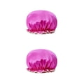 thumbnail image 1 of Minnieouse Gorro de dormir para mujer, gorros para el pelo de ducha, a prueba de aceite, a prueba de polvo, multicolor, cubierta para cabeza de niña, rosa Rosa roja 2piezas Minnieouse CBP377607, 1 of 6