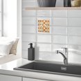 thumbnail image 6 of Yayeee Toggle Light Switch Wall Plate 3-Gang 6.37"x4.48" Decorative Outlet Cover, Orange Checkered Pattern, 6 of 7