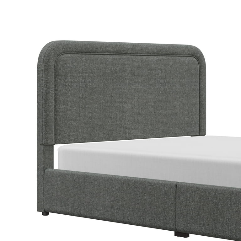 Better Homes & Gardens Juliet Queen Boucle Platform Bed, Ivory