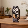 thumbnail image 4 of PatungKu Farmhouses Wooden Owl Decoration Mini Sculpture For Modern Home Interior Styling, 4 of 6