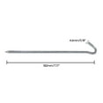 thumbnail image 5 of SIEYIO 12 Pcs Metal Heavy Duty Camping Pegs Anchors Stakes Tent Canopy Stakes for Pitching Camping Tent, Canopies Durbable, 5 of 7