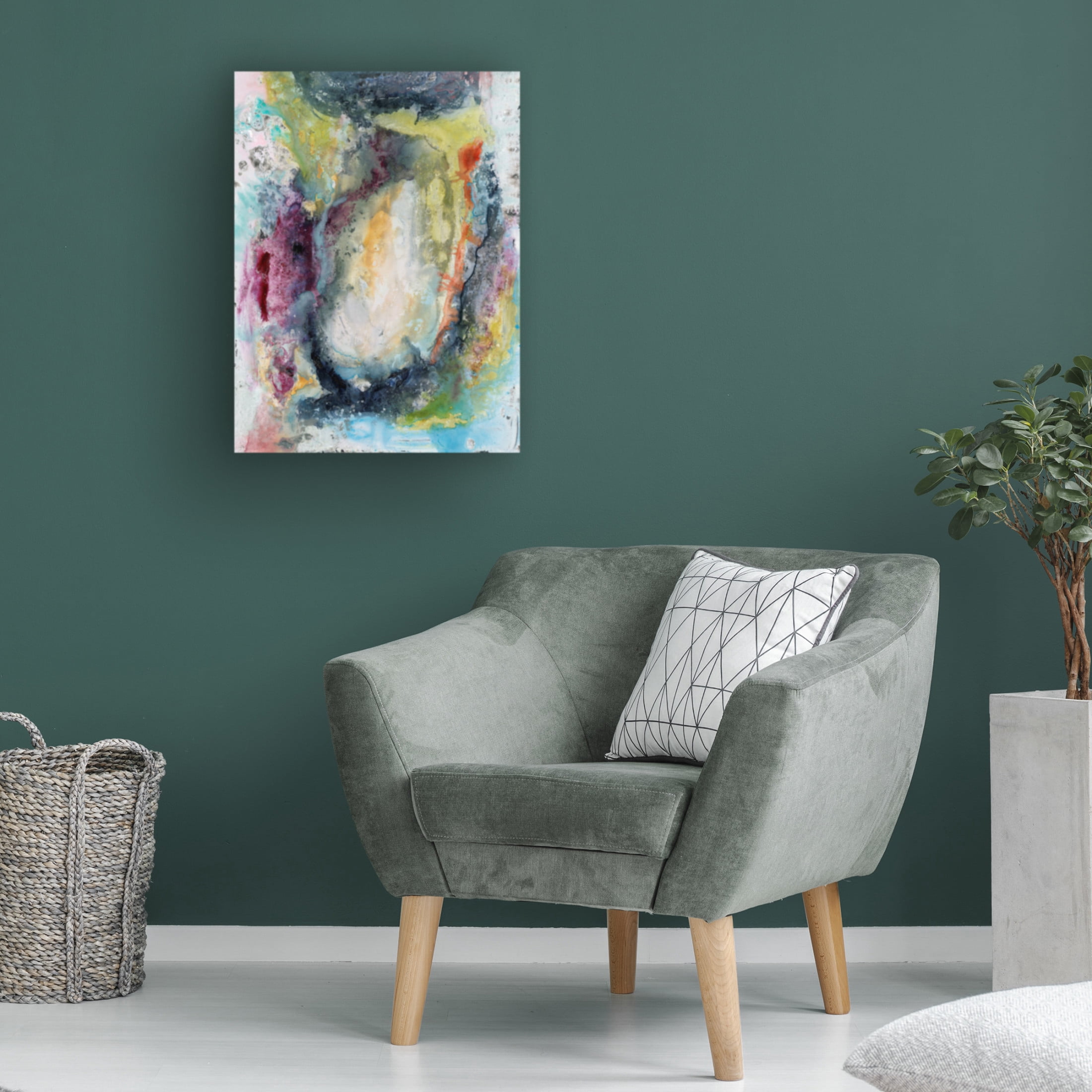 Trademark Fine Art Michael Willett  Prism Mirror II Canvas Wall Art