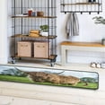 thumbnail image 4 of Dreamtimes Highland Cattle Pasture Hallway Runner Rug 2'x6' Kitchen Rug with Rubber Backing Grassland Animal Non Slip Entryway Rug Runner Washable Soft Area Rug for Hallway Bedroom Kitchen Decor, 4 of 6