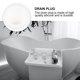 thumbnail image 5 of Tapón de agua para lavabo, filtro de bañera, red de silicona, tapa de drenaje, tapón de fregadero, accesorios de cocina, ventosa para piscina, color blanco, 5 of 6