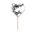 thumbnail image 1 of Baroque Decoration Flower Modern Pattern Toothpick Flags Heart Lable Cupcake Picks, 1 of 3