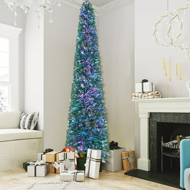 5ft fiber optic artificial christmas tree
