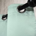 thumbnail image 4 of Ambesonne Green Grommet Curtain, Retro Little Polka Dots, 50" x 63", Mint Green White, 4 of 6