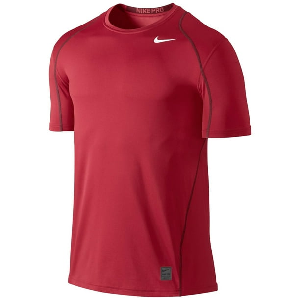 Nike Pro Cool Basic - Camiseta para hombre, color rojo, pequeña Nike Camiseta básica