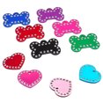 thumbnail image 4 of Wholesale 20Pcs 2MM Dog Bone Diamond Decor Pet Id Tag Custom Engraved Love Name Phone Number Cat Dog ID Tag Charm Personalized ShopWise Round, 4 of 18