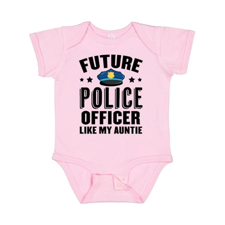 

Inktastic Future Police Officer Like My Auntie Gift Baby Boy or Baby Girl Bodysuit