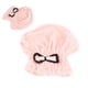 thumbnail image 1 of Gorro De Ducha, Gorro De Baño De Lana De Secado Rápido Para Mujer, Y Esponjoso Con Decoración De Lazo Súper Elástico, 1 of 7