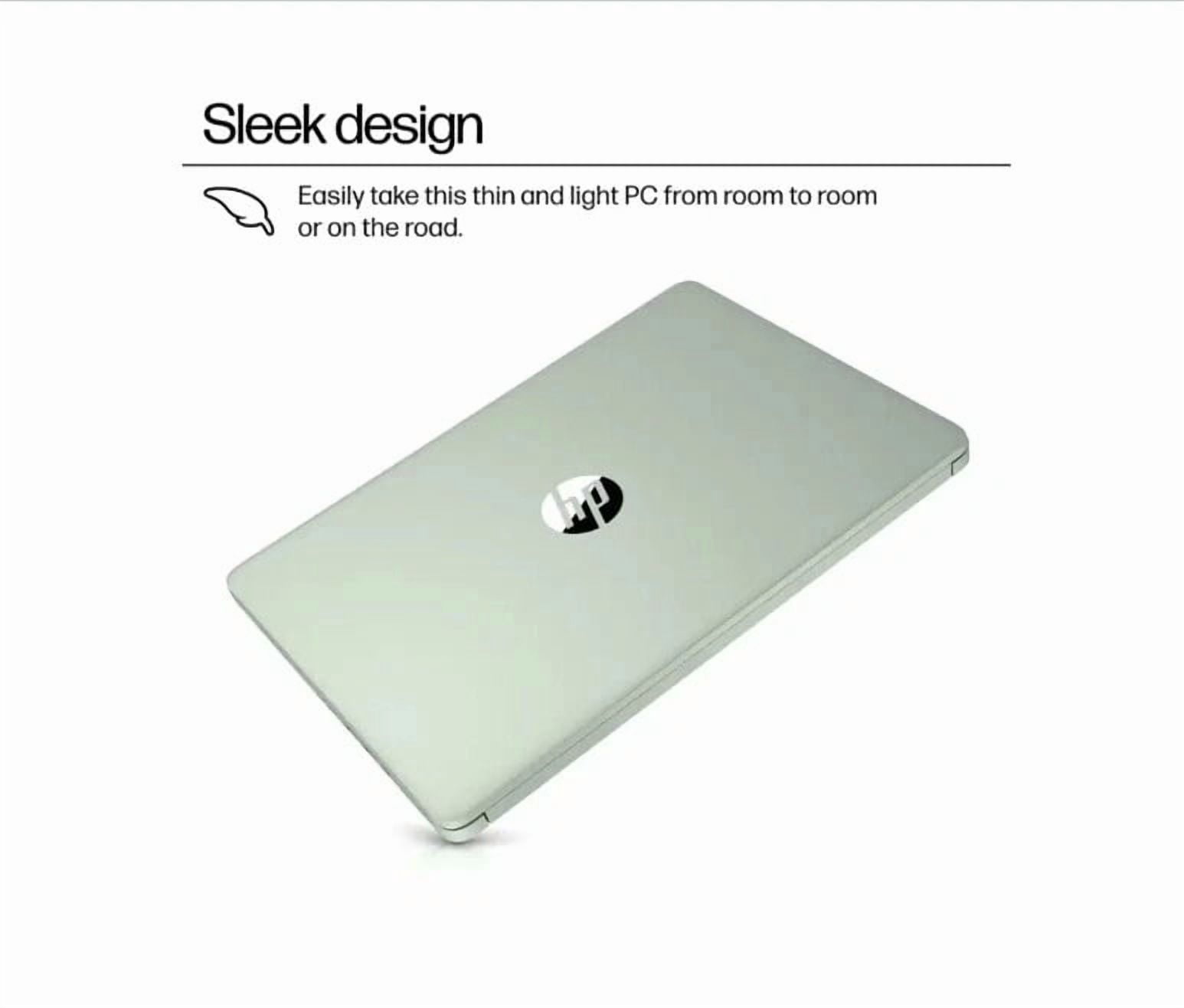 HP Stream 14 Student Business Laptop, Microsoft Office 365, Intel N150 Processor(Quad-core), 4GB RAM, 384GB Storage (128GB UFS+256GB MSD), Copilot AI, 1TB Cloud Storage, Green, with 5ave Kit