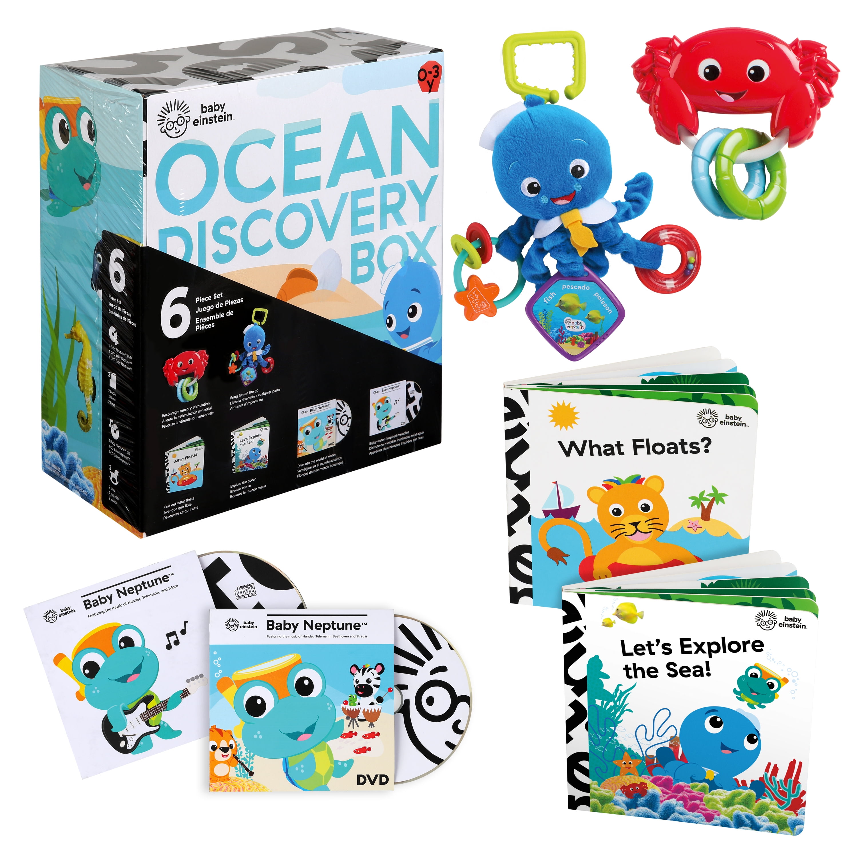 Discovery Box for Sensory Play Ocean Exploration 