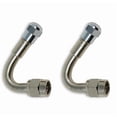 thumbnail image 1 of Minder Research Valve Stem Extension TM22300VP TireMinder; For Steel Rear Wheels; 135 Degree; Stainless Steel; Polished; Silver; With Cap; TPMS Compatible; Set Of 2, 1 of 3