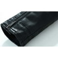 thumbnail image 3 of Men Motorcycle Jacket Fashion Biker Leather Jacket Men's Bomber Coat Autumn PU Overcoat, 3 of 7