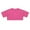 Hot Pink, variant on Summer Tops Crop Tops for Girls Short Sleeve Shirt Girls Summer Tops Neck Slim Fit Tops Basic Tee Cute Tops Size:11-12 years