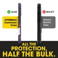 thumbnail image 4 of OtterBox iPhone 16 Pro Max Commuter Series MagSafe Case - Thin & Tough, Dual Layer with Port Protection and Built-In Anchors - Pink & Purple, 4 of 8