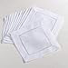 thumbnail image 3 of SARO 6300.W6S Serviette à Cocktail Carrée 6 Po. Ourlet Classique Blanc - Ensemble de 12, 3 of 4