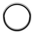 thumbnail image 2 of 925 Sterling Silver Half Round 4mm Comfort-fit Lightweight Half Round Comfort-Fit Light Band Size 9 Ring for Women and M, 2 of 2