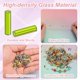 thumbnail image 2 of Uxcell 1800-Pack Cuentas Bugle, Cuentas de Tubo de Vidrio de 2x6mm para Manualidades DIY/Pulseras/Collares Verde Claro, 2 of 7