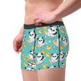 thumbnail image 2 of Honeii Panda Bathing Men's Underwear Boxer Briefs Pack, ComfortSoft Boxer Brief for Men, Moisture-Wicking Breathable-Medium, 2 of 5