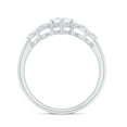 thumbnail image 2 of Rosec Jewels Certified Lab Diamond Promise Engagement Ring, 5 mm, EF-VS Quality - Ideal For Gift, 925 Sterling Silver, US 4.00, 2 of 8