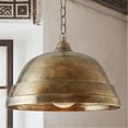 thumbnail image 2 of 18 Inch 1 Light Pendant In Urban/Industrial Style 11.5 High By 18 Wide-Oxidized Brass Finish    -Traditional Installation Capital Lighting 330311Xb, 2 of 7