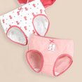 thumbnail image 5 of Toddler Kids Children Baby Girls Underwear Cartoon Letter Print Cotton Briefs Underwear 3PCS Size 6-8T, 5 of 5