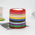 thumbnail image 5 of BNNG 25 Yards Satin Ribbon Crafting Supplies - Solid Satin Fabric Ribbon Christmas Wedding Gift Wrapping Hair Bow Party Favors DIY Scrapbooking Decorative Fabric Trim Roll, 5 of 6