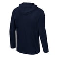 thumbnail image 3 of Men's Colosseum Navy West Virginia Mountaineers Color Pop Active Blend 2-Hit Long Sleeve Hooded T-Shirt, 3 of 3